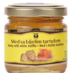 Honey with white truffles